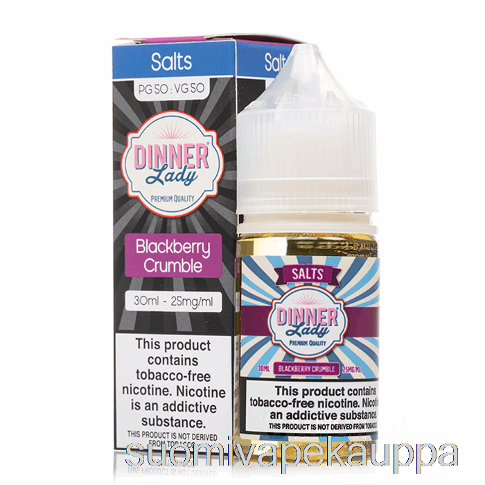 Vape Kauppa Blackberry Crumble Salt - Vape Dining Lady E-neste - 30ml 25mg